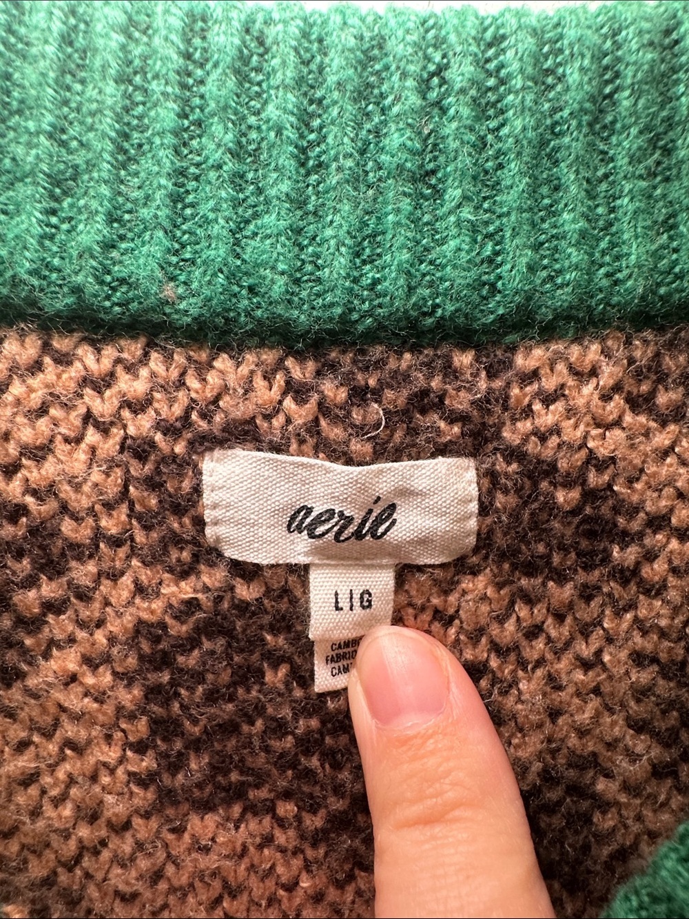 Aerie Softest Luxe Crew Sweater in Beach Dune - Picture 6 of 12